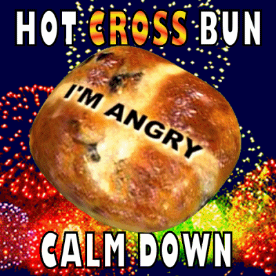 Angry Hot Cross Buns GIF