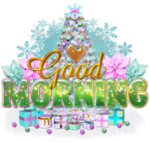 Good Morning Cute Christmas GIF - Find & Share on GIPHY