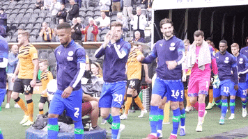 Joe Williams Clapping GIF by Wigan Athletic