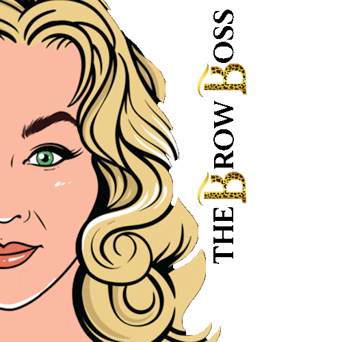 The Brow Boss Official Sticker