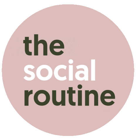 The Social Routine Sticker