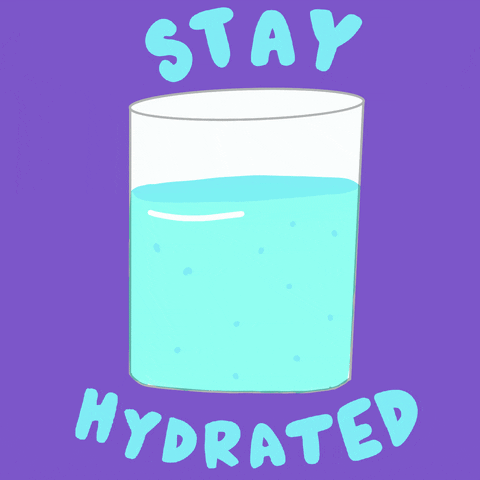 Stay hydrated drink water gif by megan motown - find & share on giphy