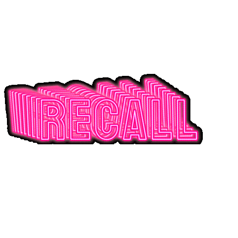 Recall Sticker by KAID
