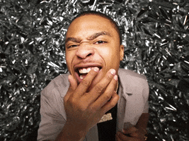Food In Teeth GIF by Heavy Steppers