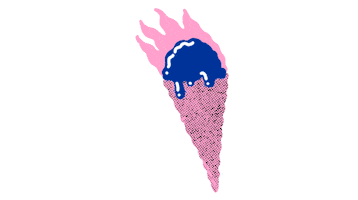 Ice Cream Sticker by aceandtate