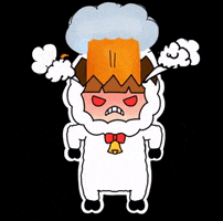magicalalpaca angry anger volcano 生氣 GIF