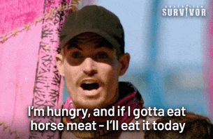 Hungry Horse Meat GIF by Australian Survivor