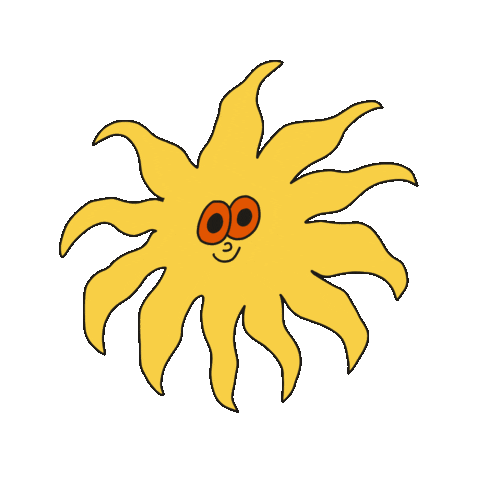 Summer Sun Sticker by Aga Giecko