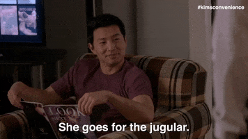 Simu Liu Violence GIF by Kim's Convenience's Convenience