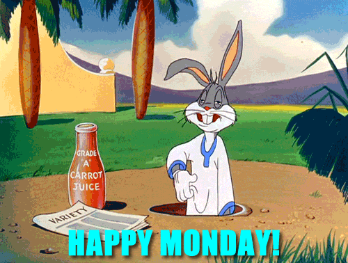 New trending GIF tagged tired monday bugs bunny… | Trending Gifs
