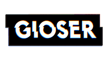 Glitch Logo Sticker by GIOSER