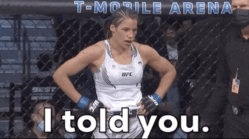 I Told You Sport GIF by UFC