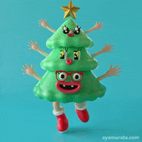 Merry Christmas Dancing GIF by Aya Murata