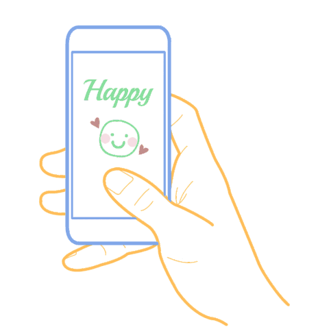 Happy Phone Sticker by Dessert Factory