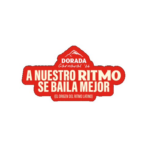 Carnaval Sticker by Cerveza Dorada