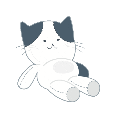 Cat Heart Sticker by Skin Cupid