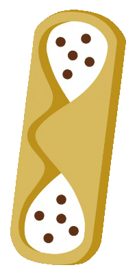 Golden Cannoli Sticker