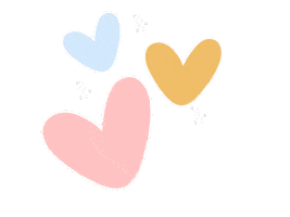 I Love You Hearts Sticker