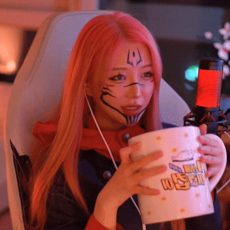 Beautiful Girl Drinking GIF