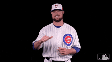 chicago cubs thumbs down GIF by MLB