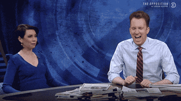 laura grey laughing GIF by The Opposition w/ Jordan Klepper