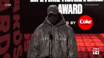 Kanye West GIF by BET Awards