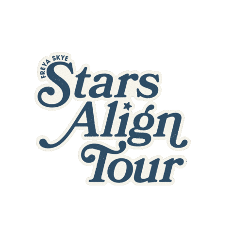Stardust Stars Align Sticker by Freya Skye
