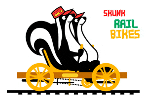 Skunk Train GIF