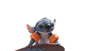 Excited Lilo And Stitch Sticker by Walt Disney Studios