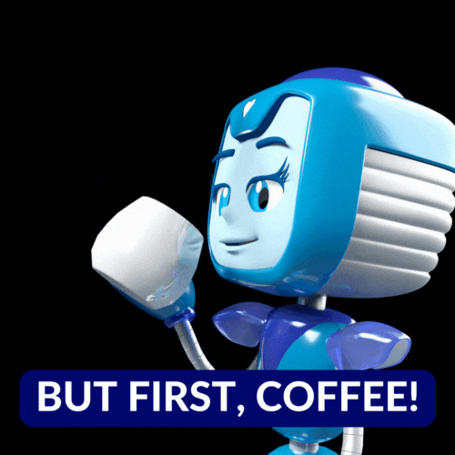 Good Morning Coffee GIF by Blue Studios