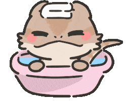 玩水 Bearded Dragon Sticker