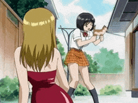 wallpapers Anime Gun Meme Pfp anime girl with gun gifs get the best