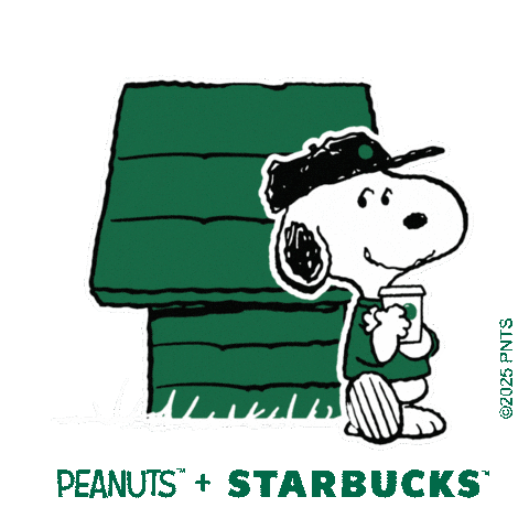 Peanuts Sticker by Starbucks APAC