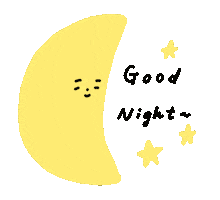 Sleepy Good Night Sticker