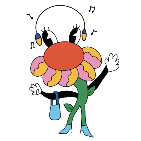 Cartoon Dancing Sticker