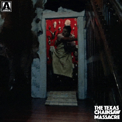 Leatherface Door GIFs Get the best GIF on GIPHY