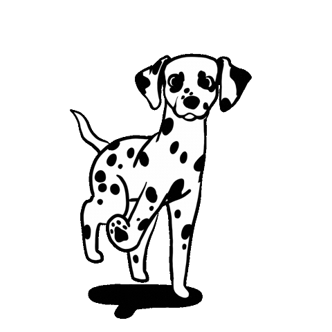 Dog Walking Sticker by うちクリ