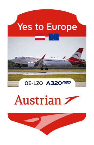 Austrian Airlines Sticker by Lufthansa Group Communications