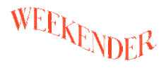 Weekender Sticker by Coveteur