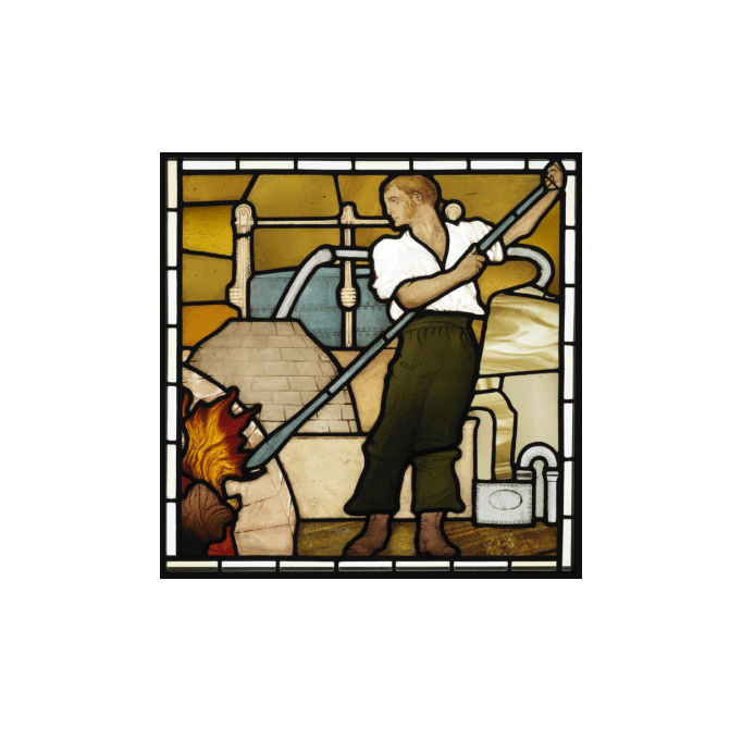 Stained Glass Sticker by Maryhill Burgh Halls