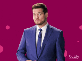 Waving Michael Buble GIF by bubly