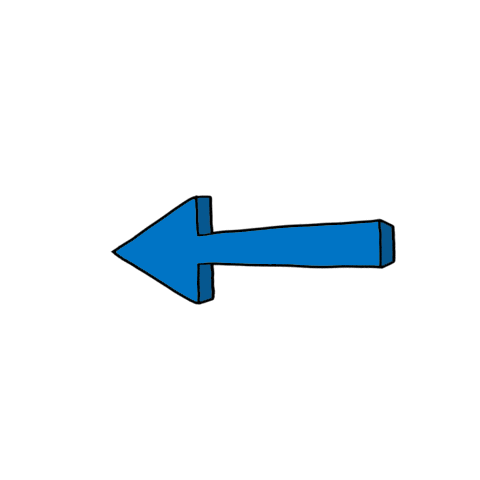 Flecha Azul Sticker by Bera Bera