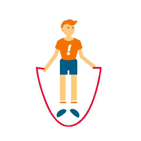 Fitness Skipping Sticker by Abside Studio