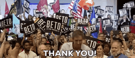 Beto Orourke 2020 Race GIF by Election 2020