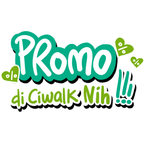 Ciwalk Cihampelas Walk Sticker