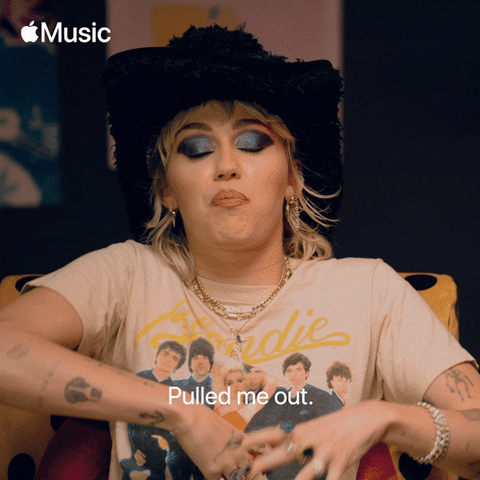 Surprised Miley Cyrus GIF by Apple Music