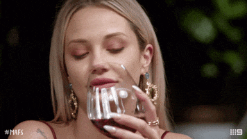 sassy wine GIF by Married At First Sight Australia