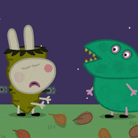 Party Halloween GIF by Peppa Pig