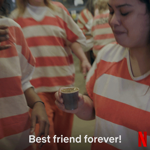 Friends Forever Cheers GIF by NETFLIX