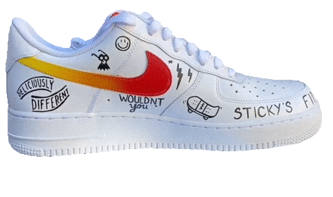 stickers air force 1